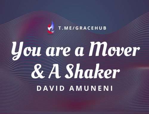 YOU ARE A MOVER & A SHAKER – David Amuneni