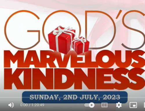 GOD’S MARVELOUS KINDNESS – David Amuneni